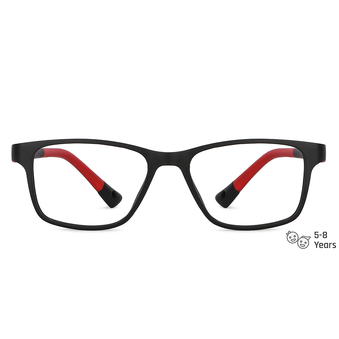 Hooper Online Black Full Rim Rectangle left side