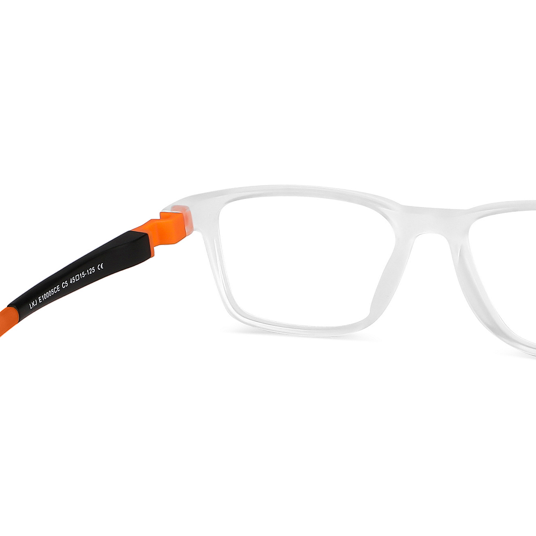 Hooper Online Crystal Transparent Full Rim Rectangle right side