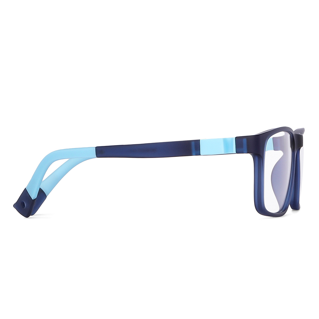 Hooper Online Blue Transparent Full Rim Rectangle left side