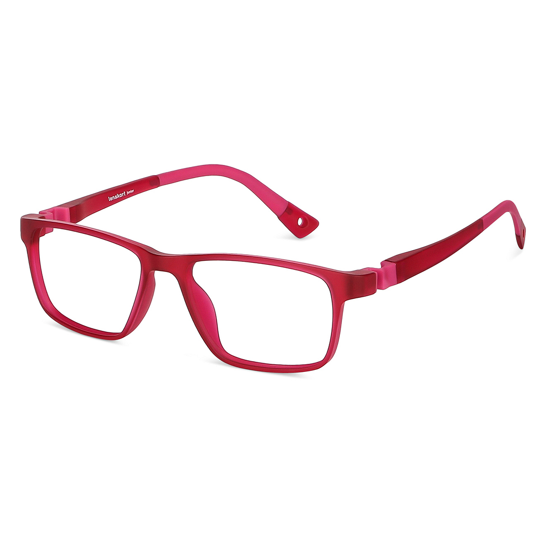 Hooper Online Pink Transparent Full Rim Rectangle right side