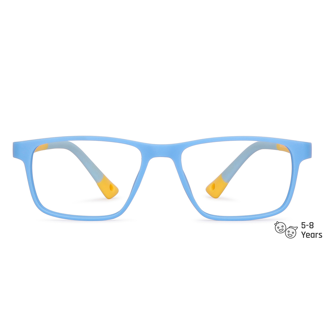 Hooper Online Sky Blue Full Rim Rectangle left side