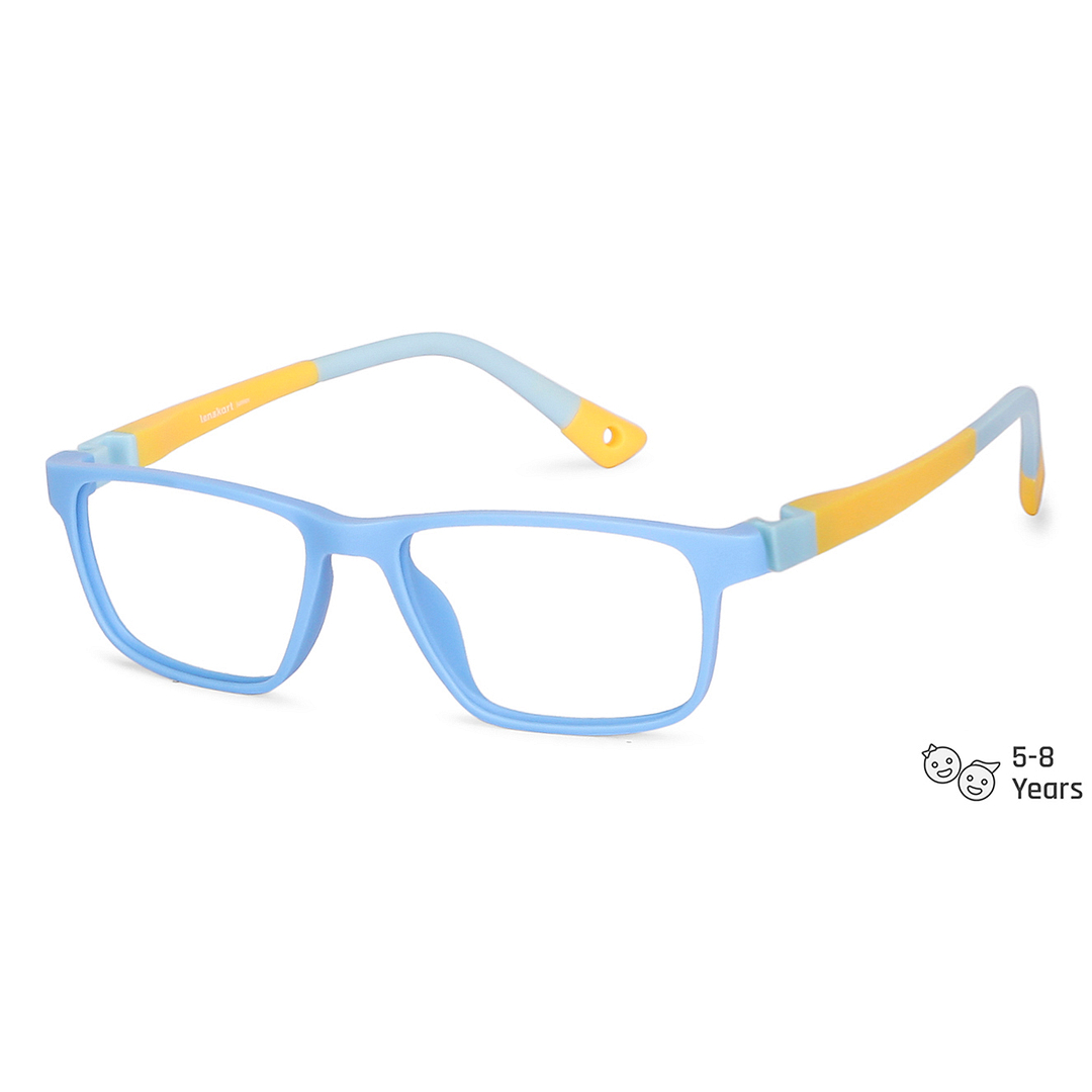 Hooper Online Sky Blue Full Rim Rectangle right side