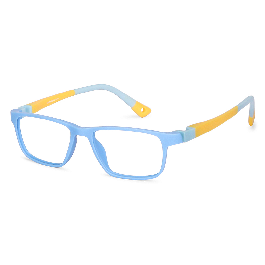 Hooper Online Sky Blue Full Rim Rectangle left side