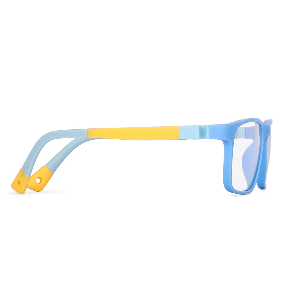 Hooper Online Sky Blue Full Rim Rectangle left side