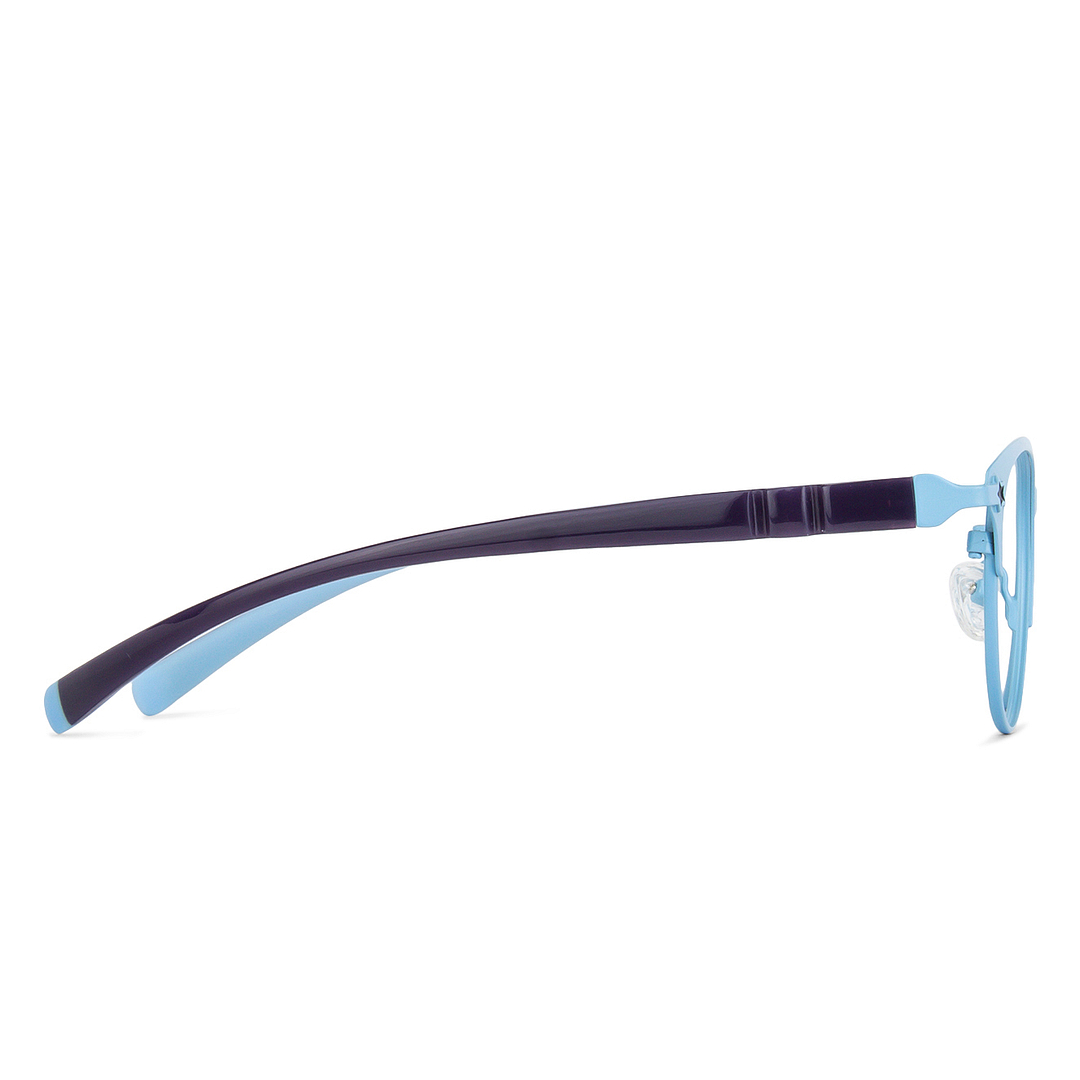 Hooper Online Sky Blue Full Rim Cat Eye left side