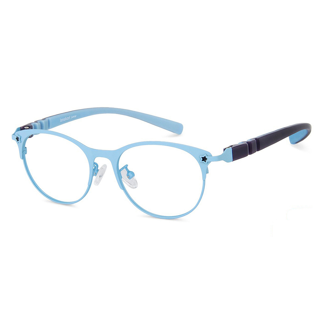 Hooper Online Sky Blue Full Rim Cat Eye left side