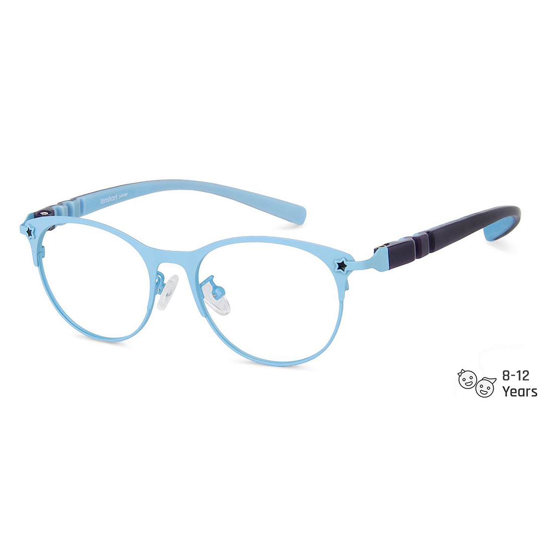 Hooper Online Sky Blue Full Rim Cat Eye left side