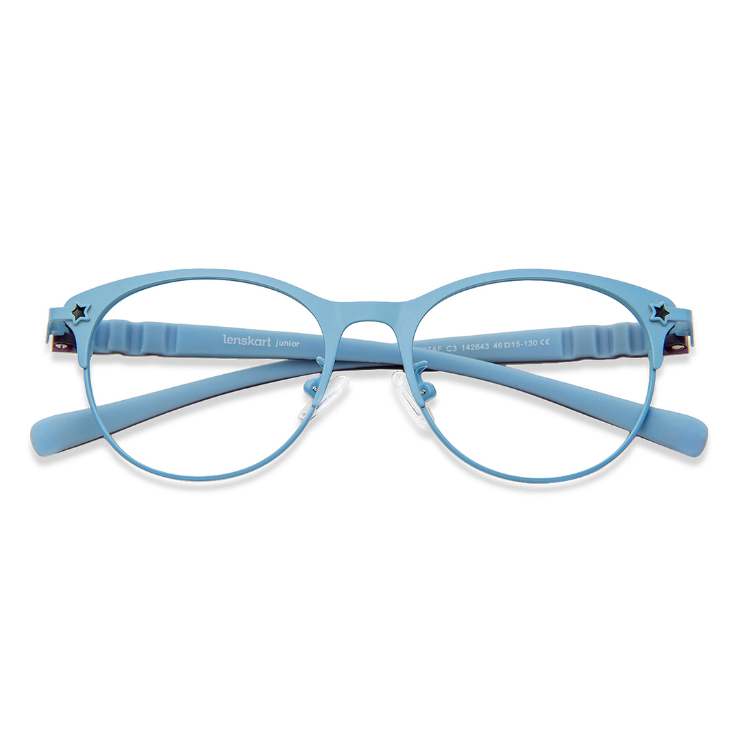 Hooper Online Sky Blue Full Rim Cat Eye right side