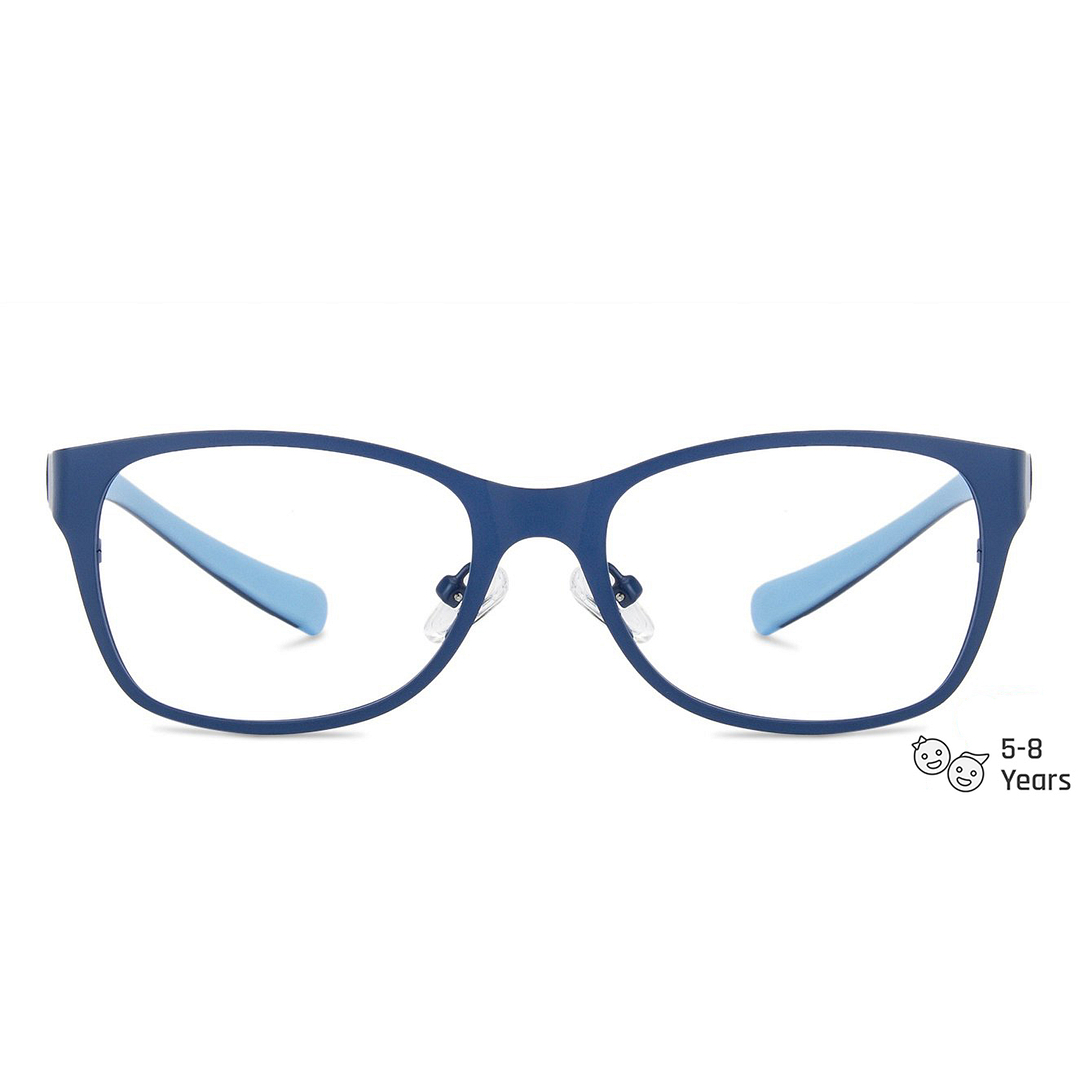 Hooper Online Sky Blue Full Rim Rectangle left side