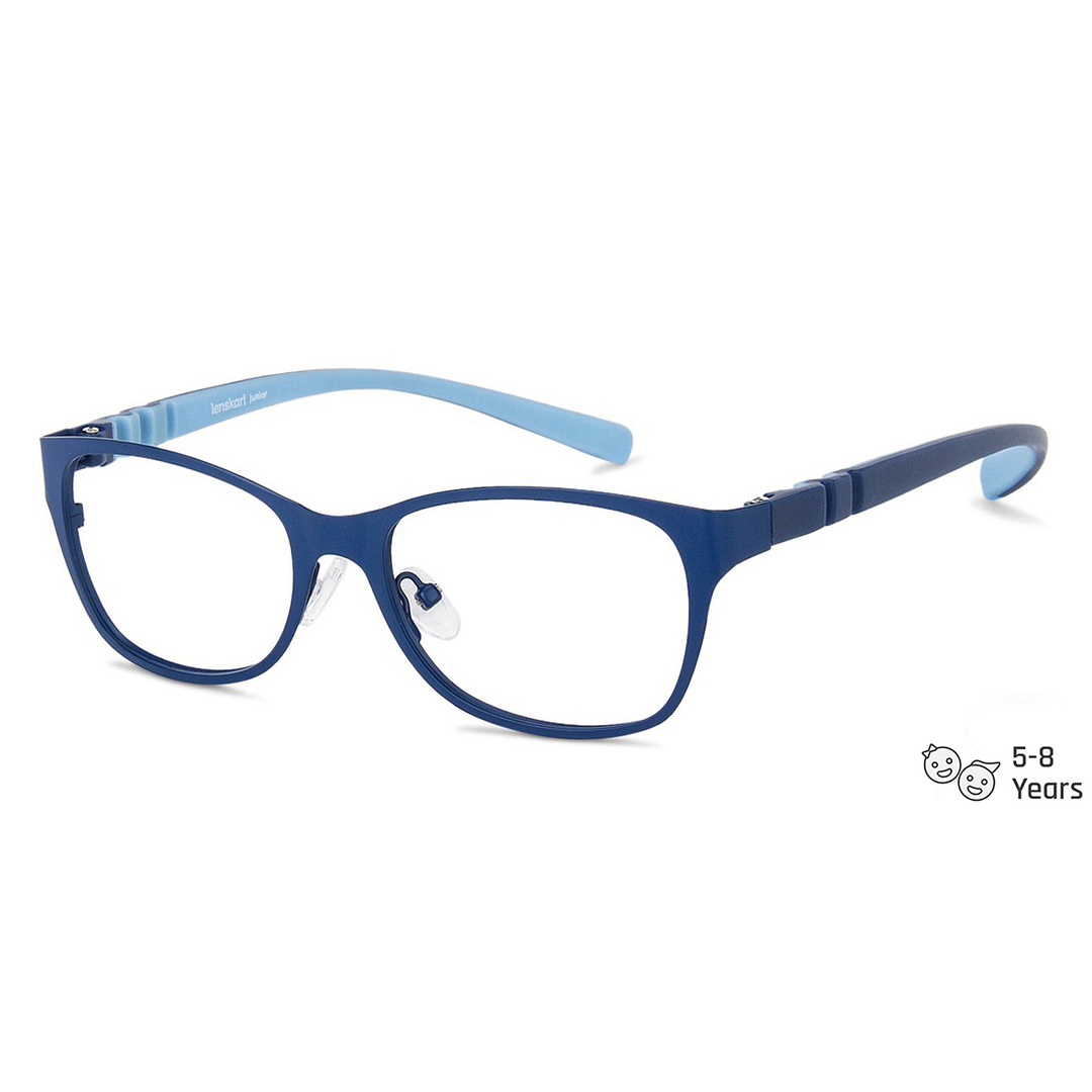 Hooper Online Sky Blue Full Rim Rectangle right side