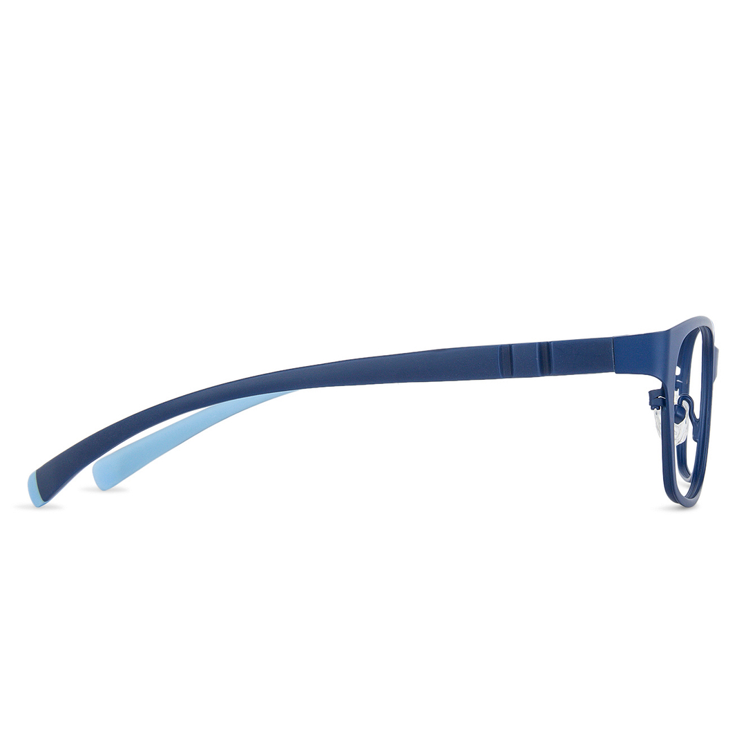 Hooper Online Sky Blue Full Rim Rectangle right side
