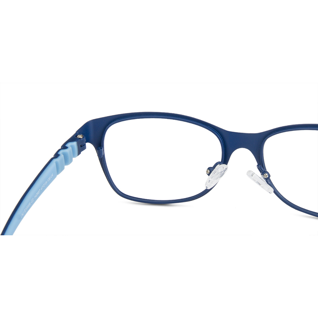 Hooper Online Sky Blue Full Rim Rectangle left side