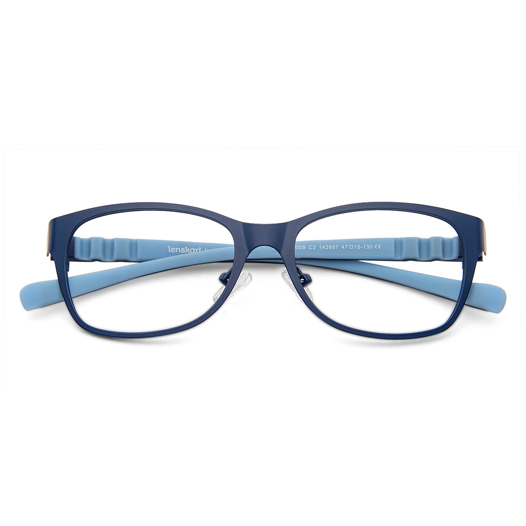Hooper Online Sky Blue Full Rim Rectangle right side