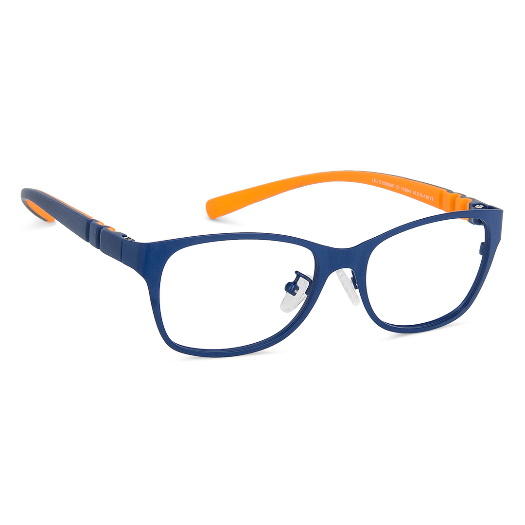 Hooper Online Sky Blue Full Rim Rectangle left side