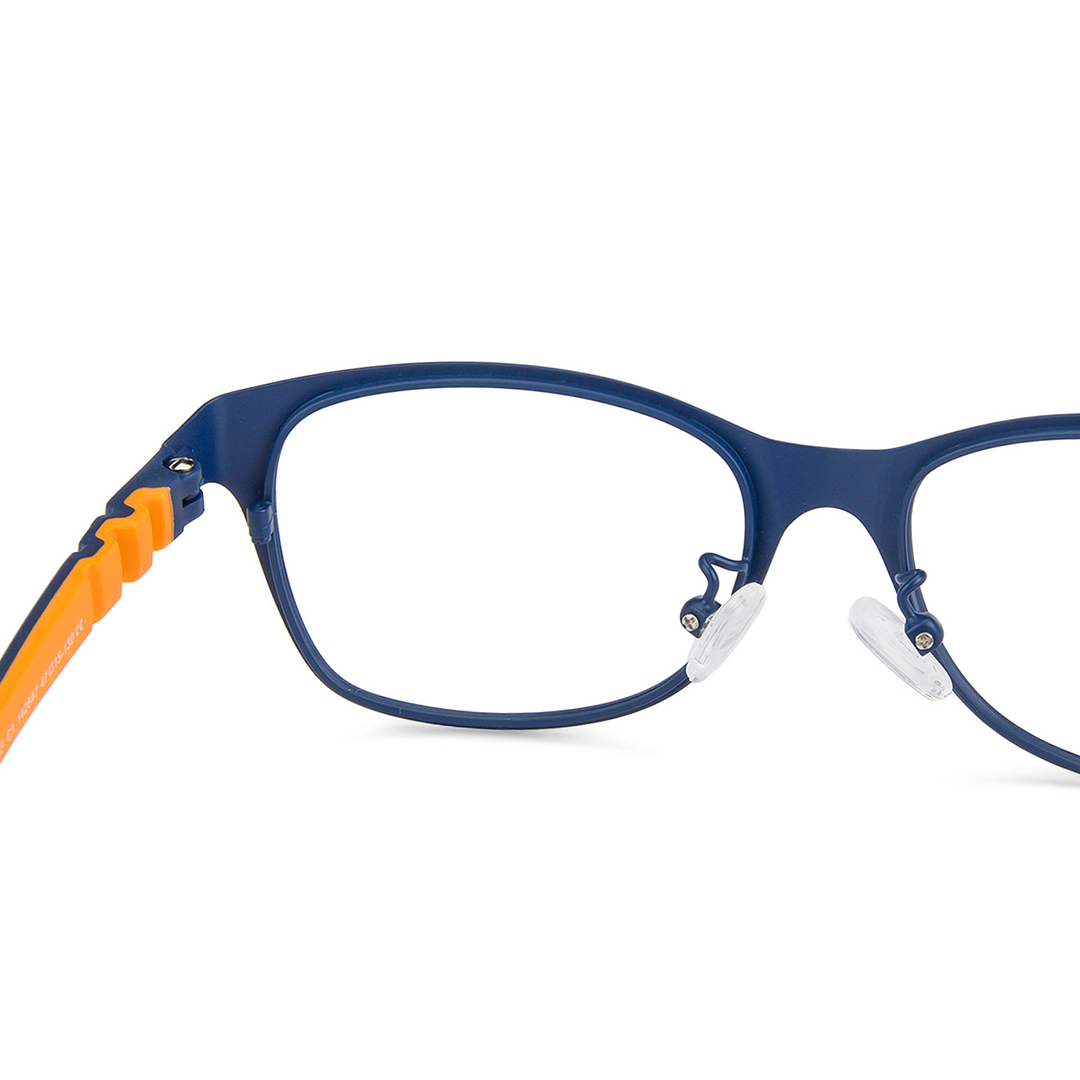 Hooper Online Sky Blue Full Rim Rectangle left side