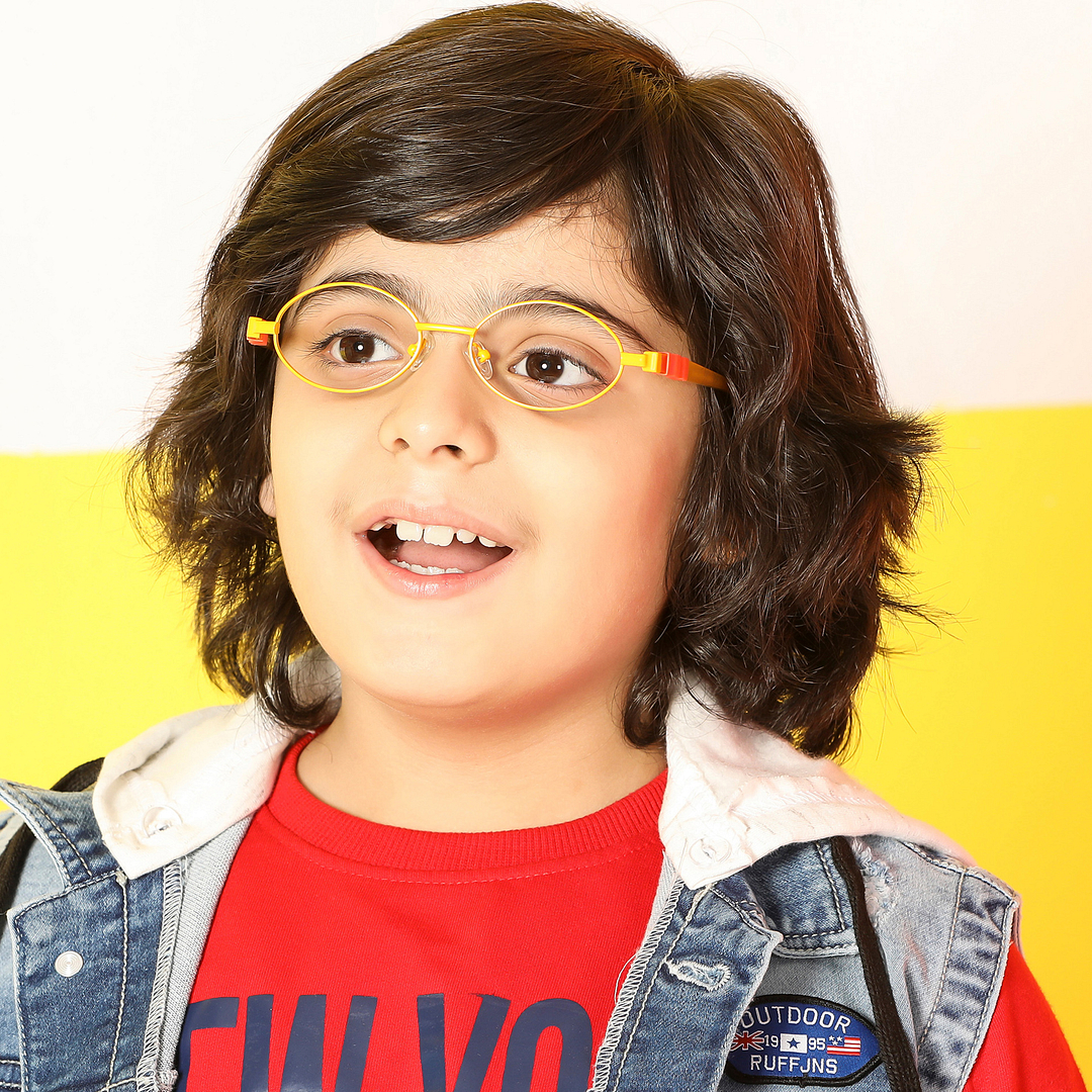 Hooper Online Yellow Full Rim Round left side