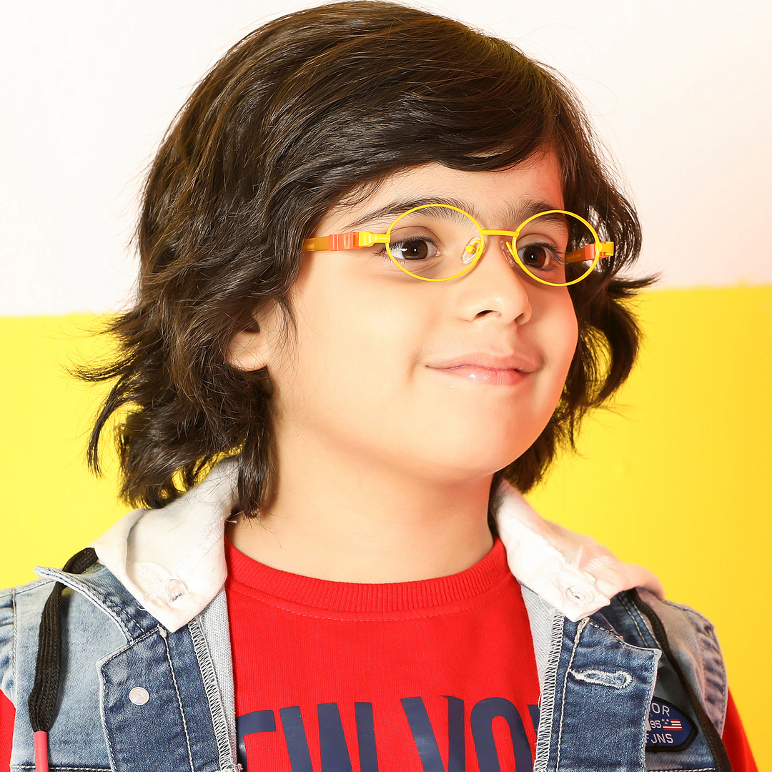 Hooper Online Yellow Full Rim Round right side