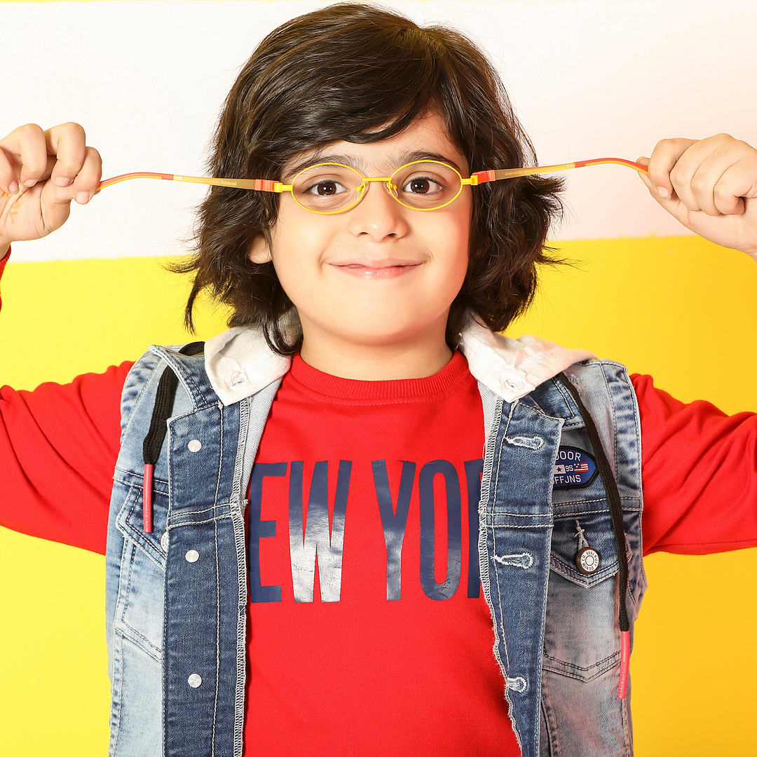 Hooper Online Yellow Full Rim Round left side