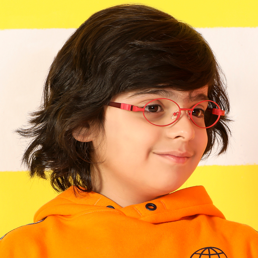 Hooper Online Red Full Rim Round right side