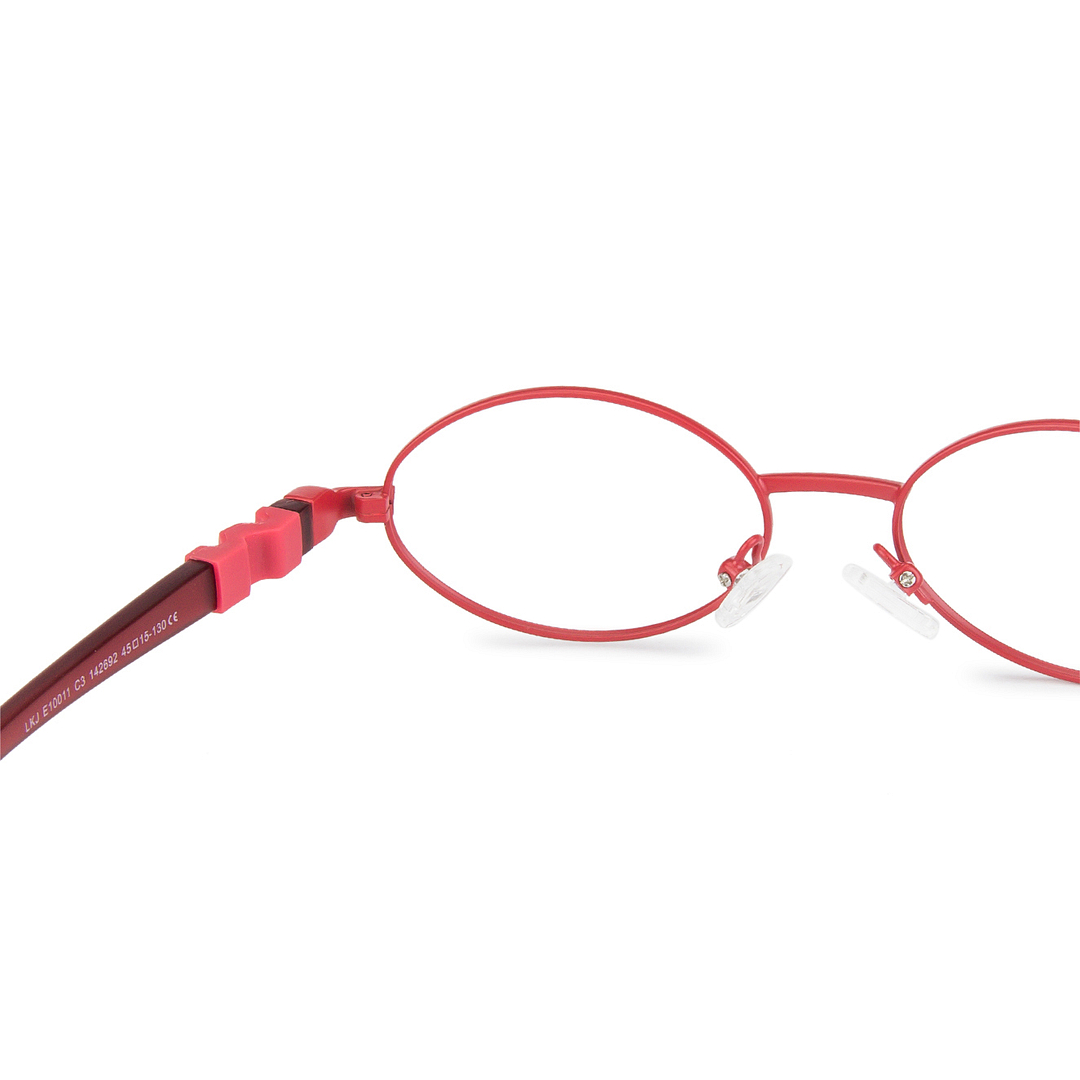 Hooper Online Red Full Rim Round right side