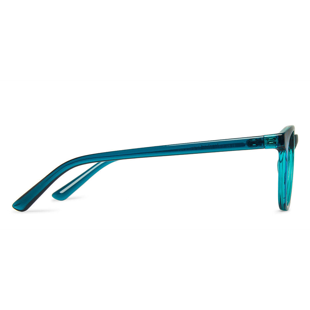 Hooper Online Green Transparent Full Rim Rectangle right side