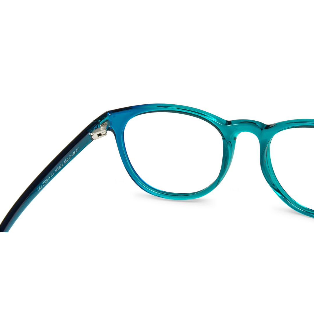 Hooper Online Green Transparent Full Rim Rectangle left side