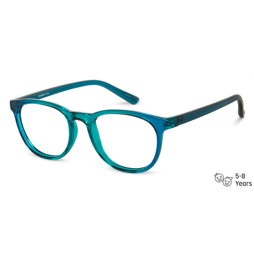 Hooper Online Green Transparent Full Rim Rectangle right side