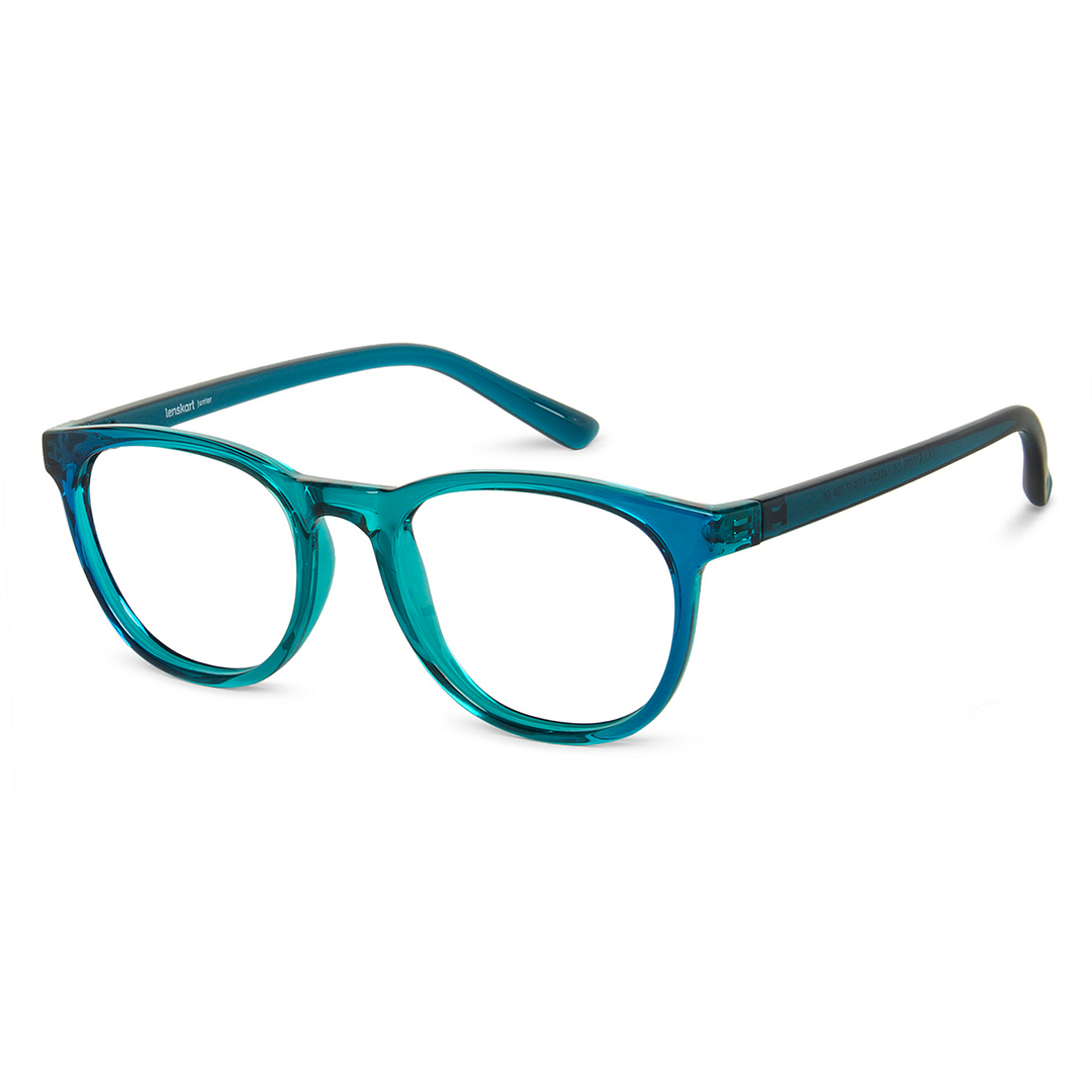 Hooper Online Green Transparent Full Rim Rectangle left side