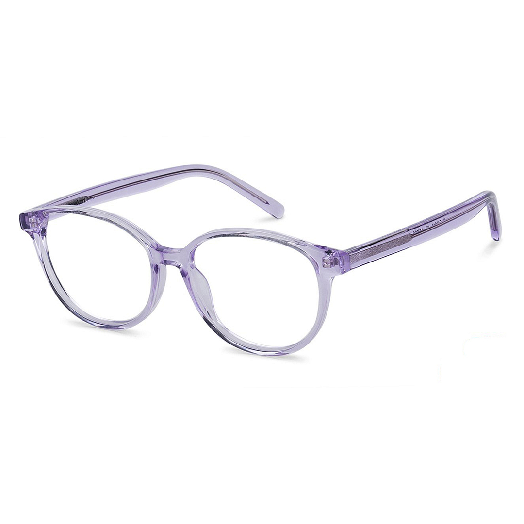 Hooper Online Purple Transparent Full Rim Cat Eye right side