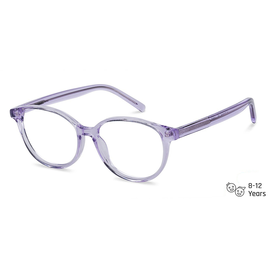 Hooper Online Purple Transparent Full Rim Cat Eye right side