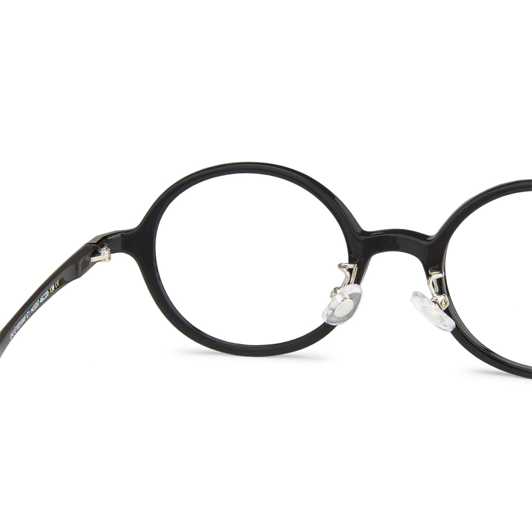 Hooper Online Black Full Rim Round right side