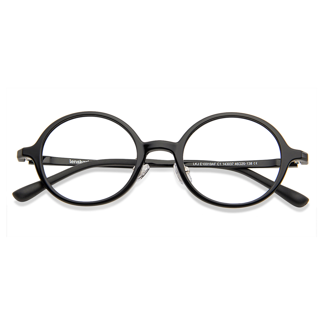 Hooper Online Black Full Rim Round left side