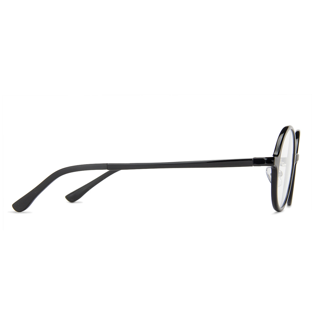 Hooper Online Black Full Rim Round left side