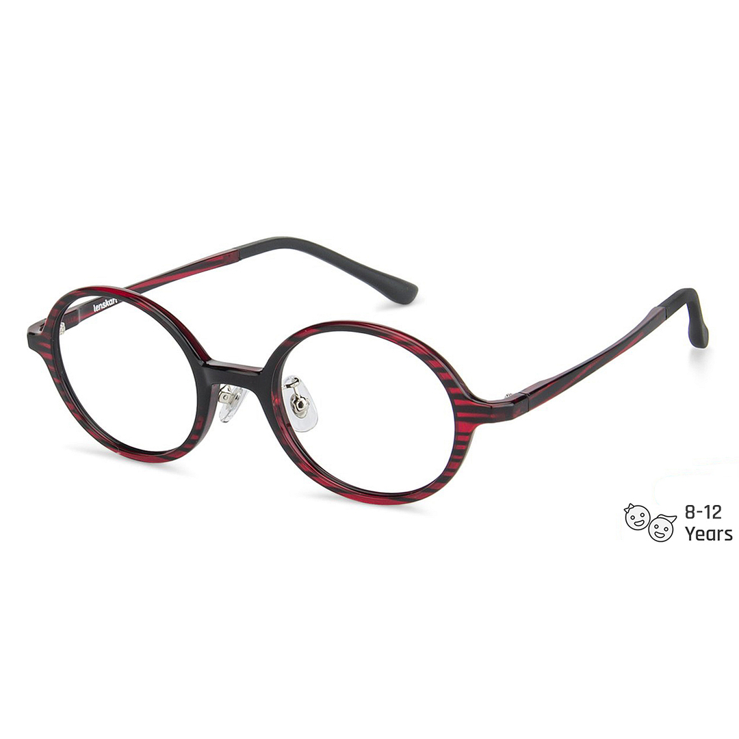 Hooper Online Red Full Rim Round left side