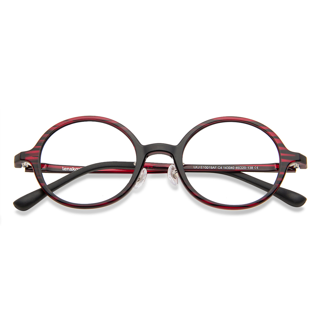 Hooper Online Red Full Rim Round left side