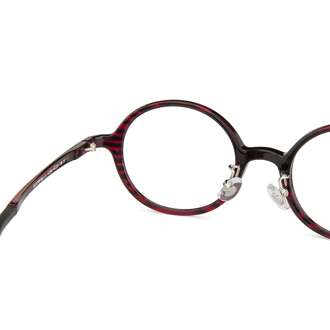 Hooper Online Red Full Rim Round right side