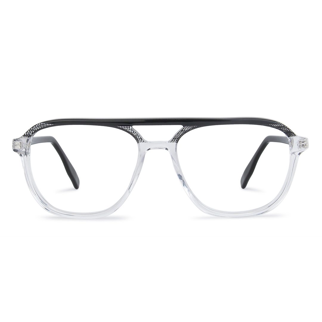 Vincent Chase Online Black Transparent Full Rim Round left side