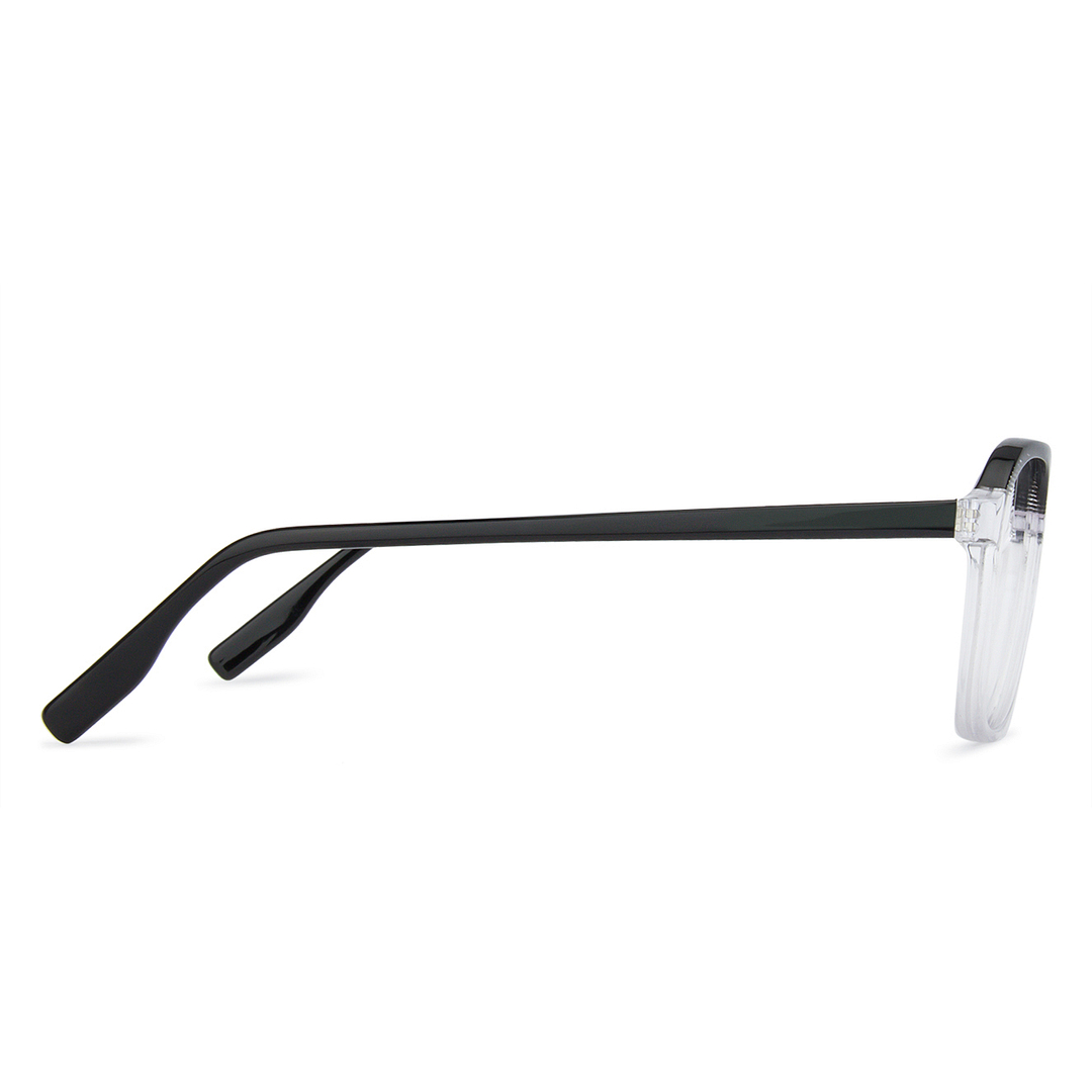 Vincent Chase Online Black Transparent Full Rim Round right side