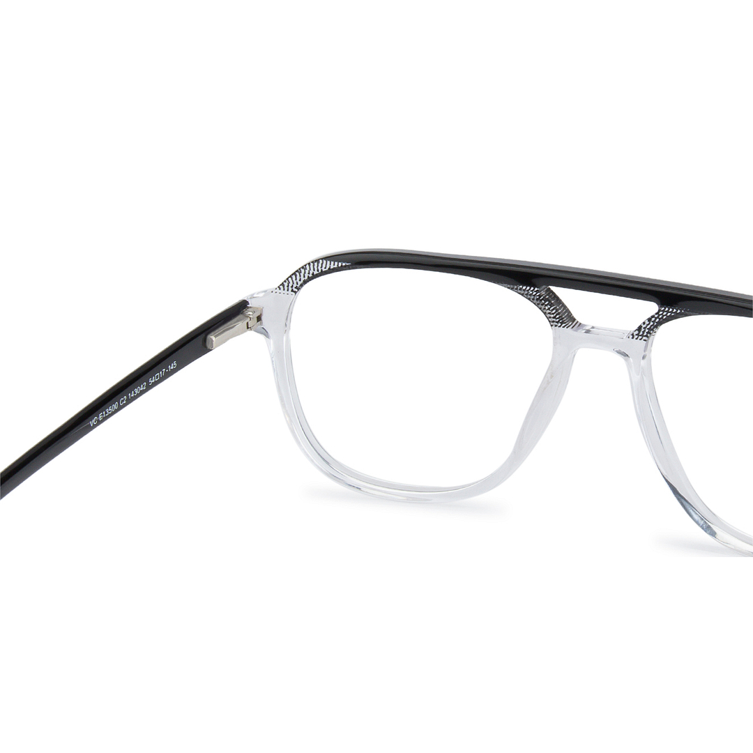 Vincent Chase Online Black Transparent Full Rim Round left side