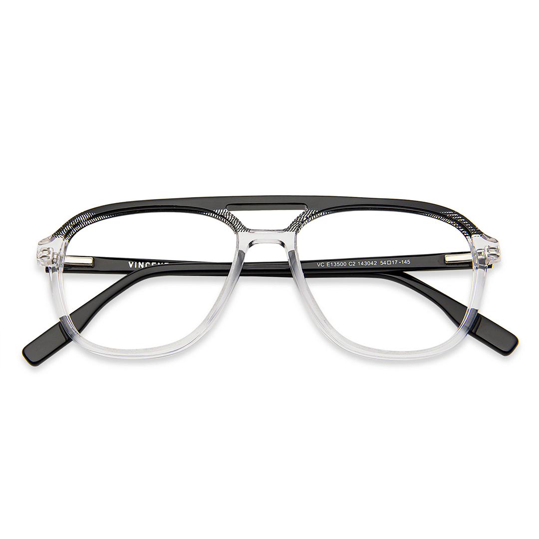 Vincent Chase Online Black Transparent Full Rim Round right side
