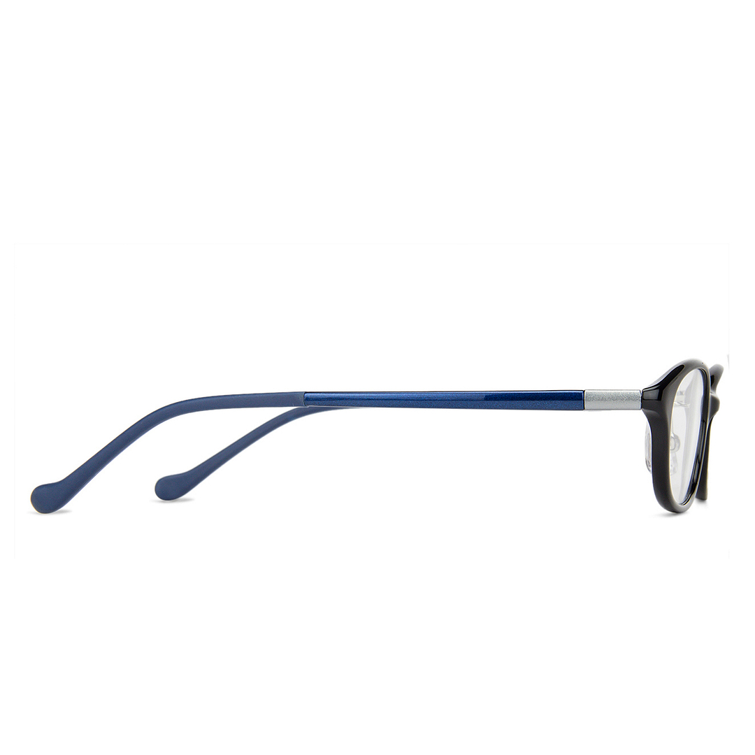 Hooper Online Black Blue Full Rim Round left side
