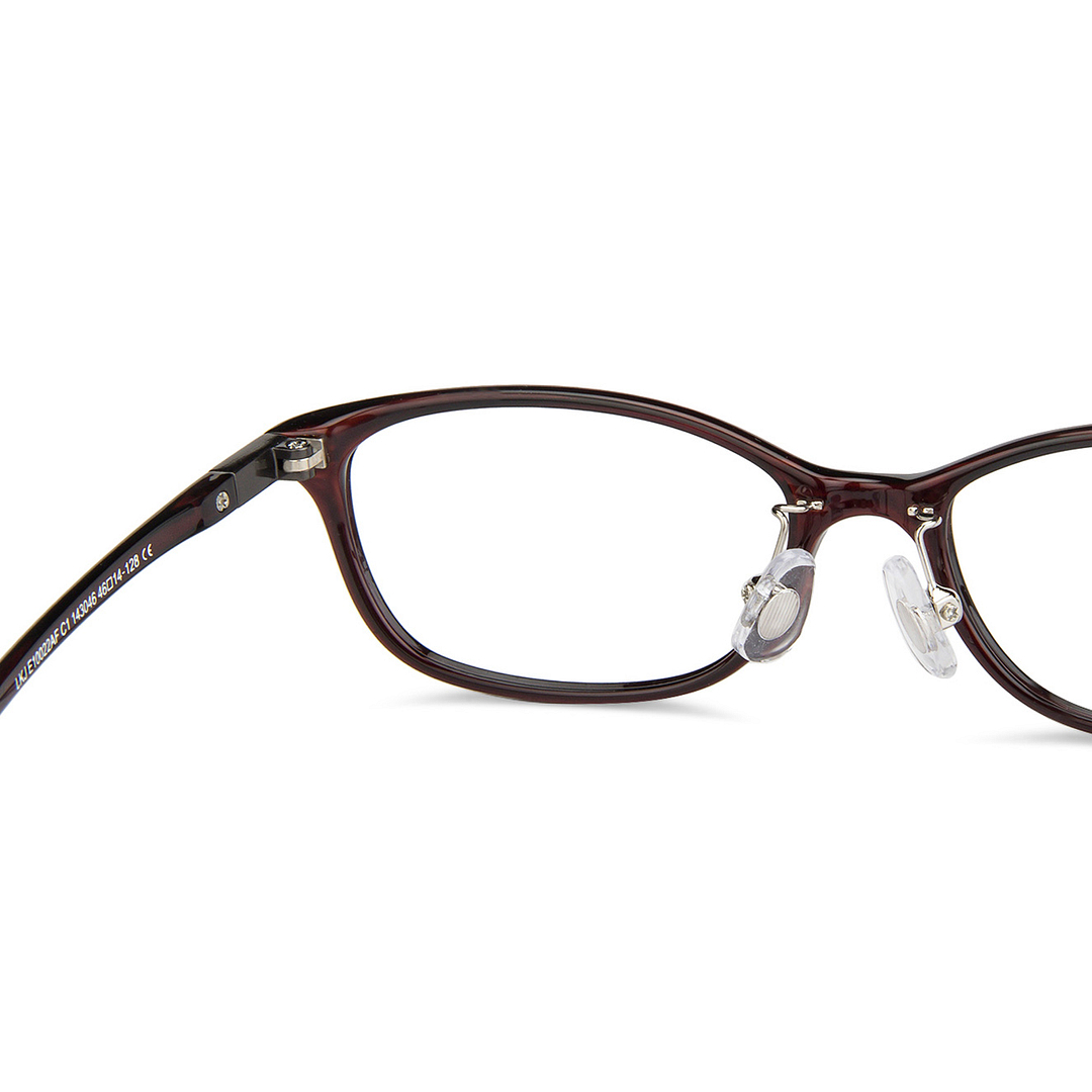 Hooper Online Light Brown Full Rim Rectangle right side
