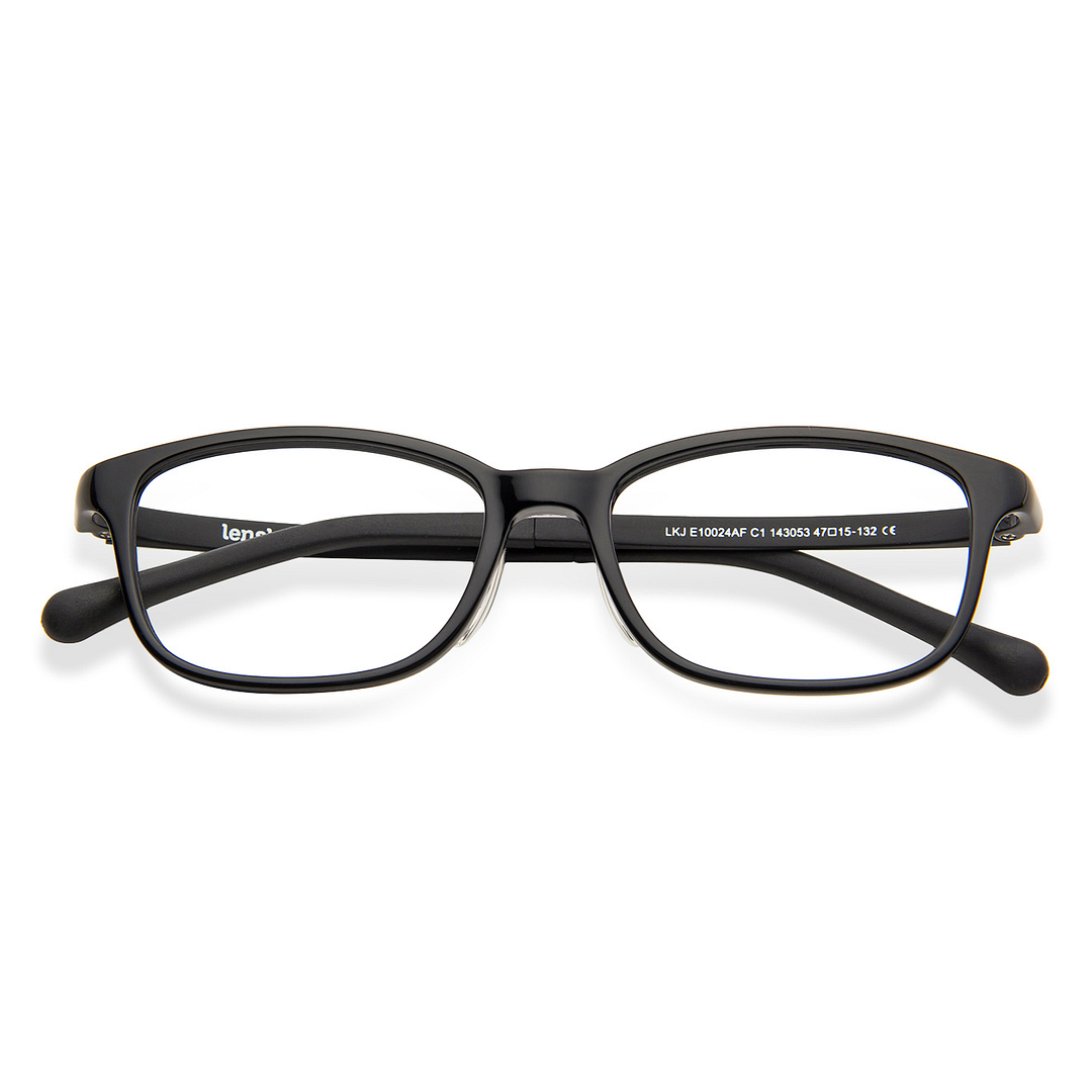 Hooper Online Black Full Rim Rectangle left side