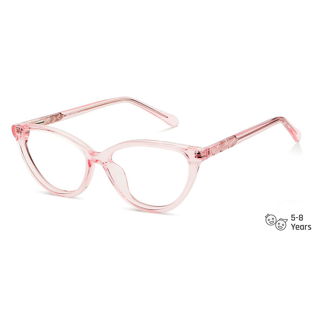 Hooper Online Pink Transparent Full Rim Cat Eye right side