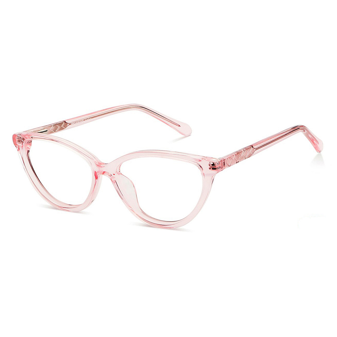 Hooper Online Pink Transparent Full Rim Cat Eye right side