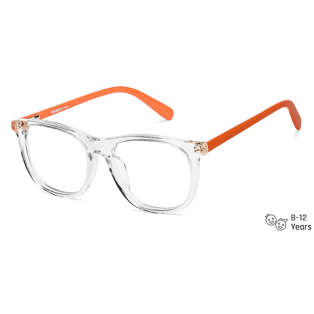 Hooper Online Crystal Transparent Full Rim Square left side