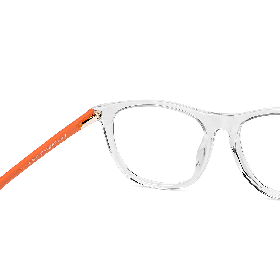 Hooper Online Crystal Transparent Full Rim Square right side