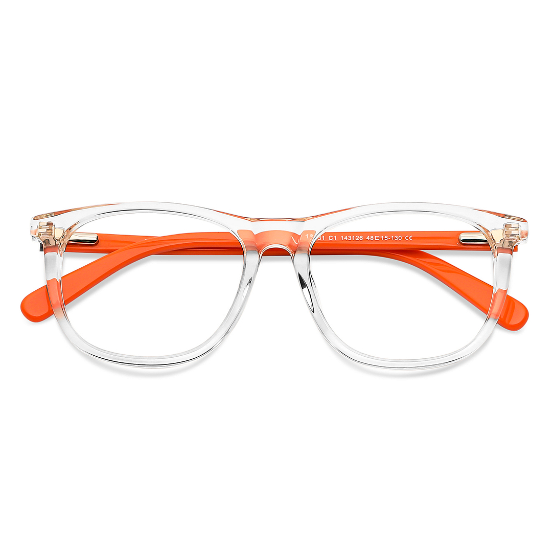 Hooper Online Crystal Transparent Full Rim Square left side