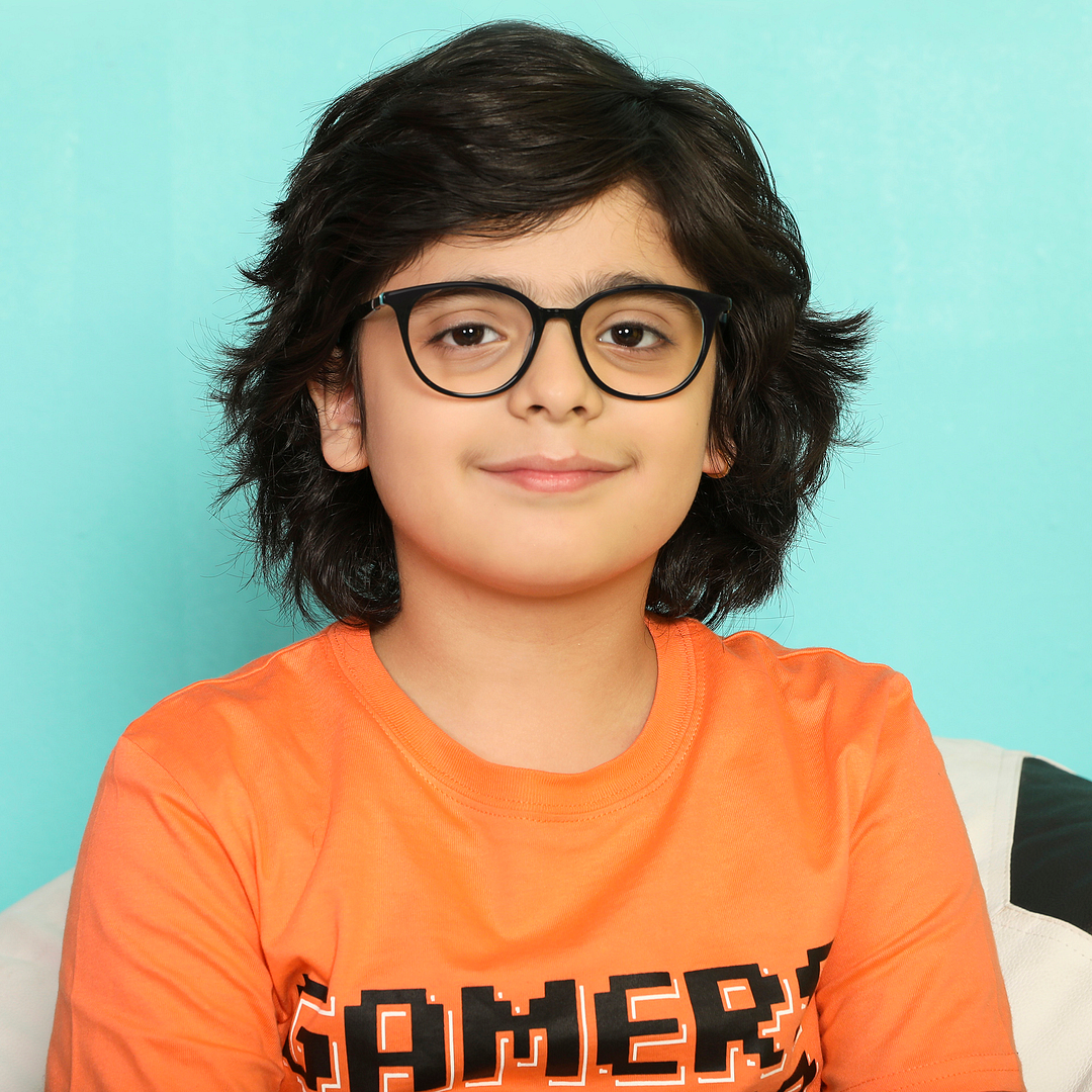 Hooper Online Black Full Rim Round right side