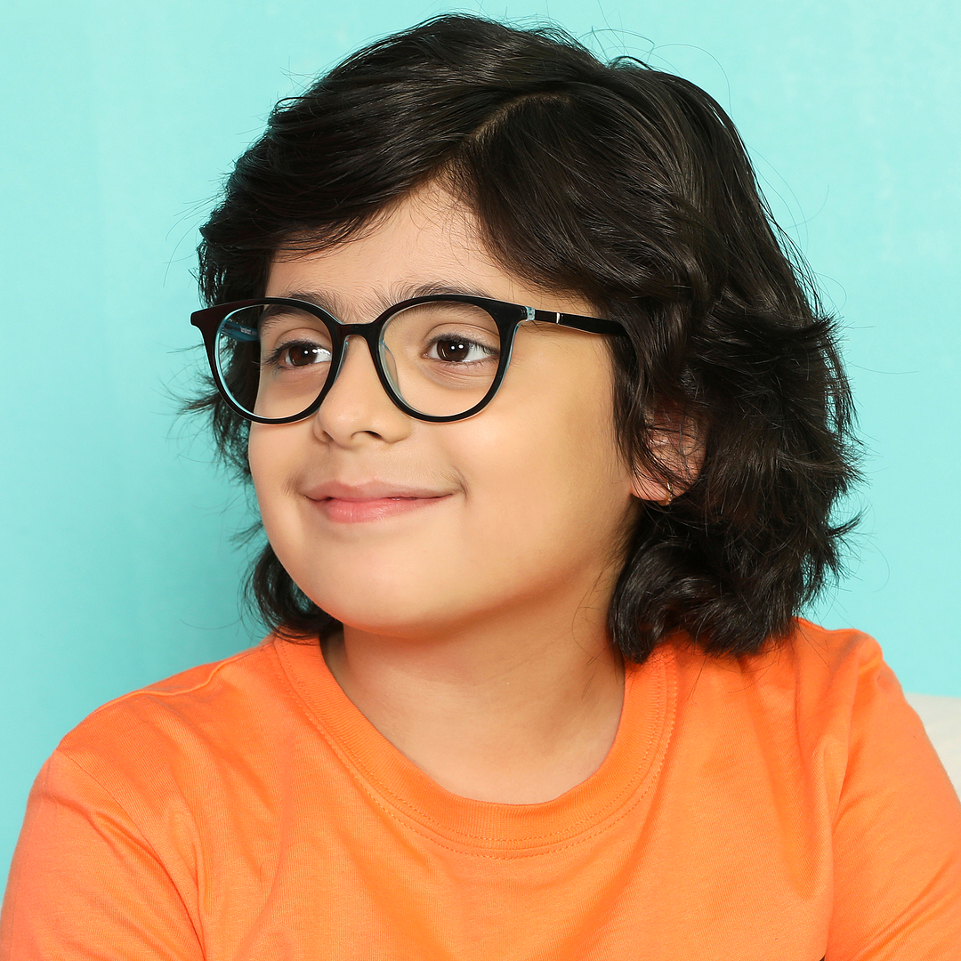 Hooper Online Black Full Rim Round left side